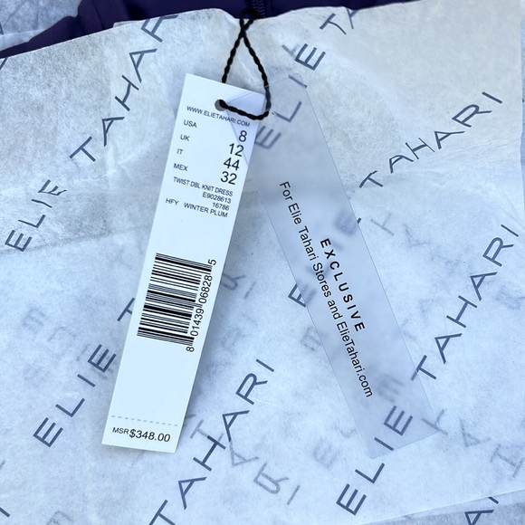 Double knit body skimming silhouette, Twist neckline & three-quarter sleeve. NWT - Picture 6 of 6